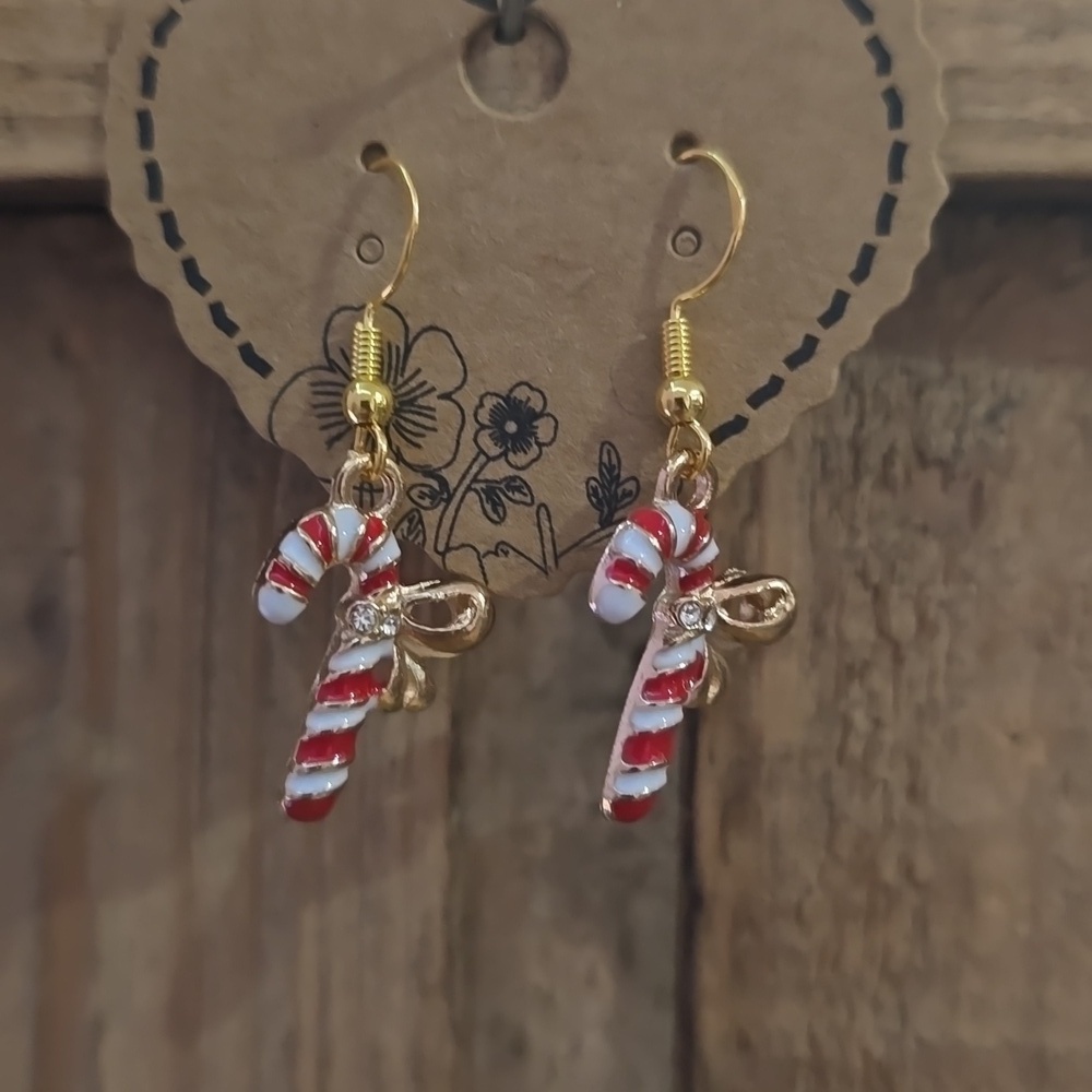 Candy Cane Earrings